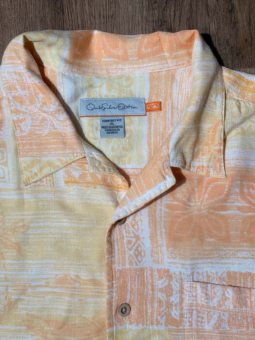 Quiksilver Edition y2k inspired‎ Hawaiian Camp Shirt XL - Picture 2 of 9